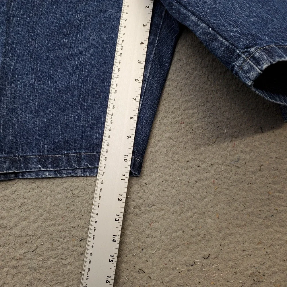 Wrangler Carpenter Shorts Mens 48 Blue Dungarees Loose Fit‎ High Rise Flat Front